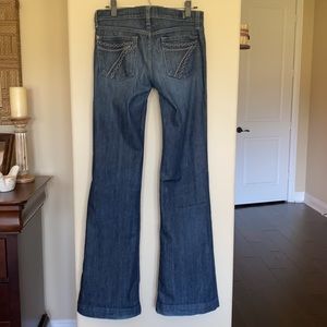 7 For All Mankind Dojo chain-pocket flare jeans
